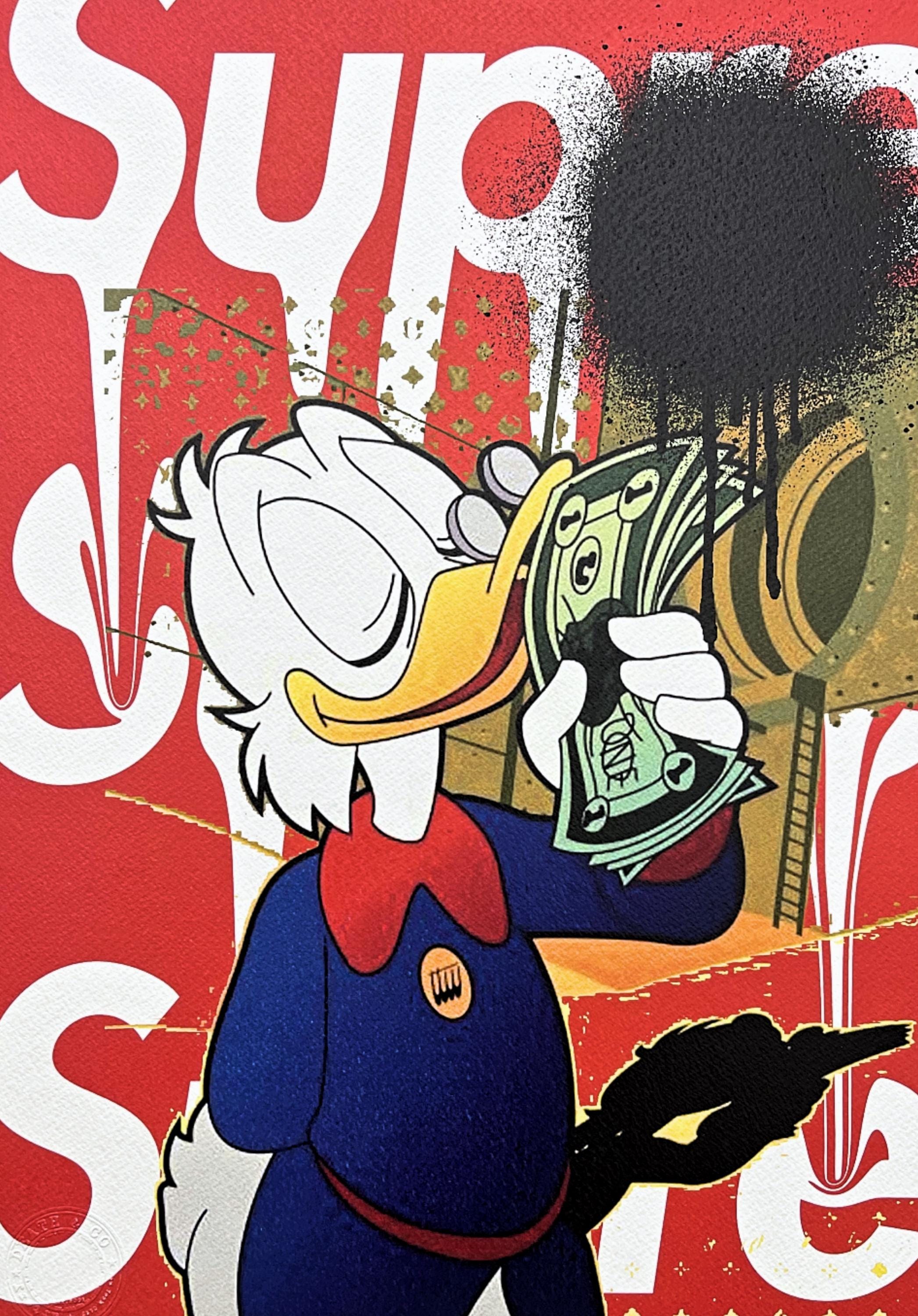 DEATH NYC - ドナルドダック - 署名、証明書 (COA)、限定版、日付指定