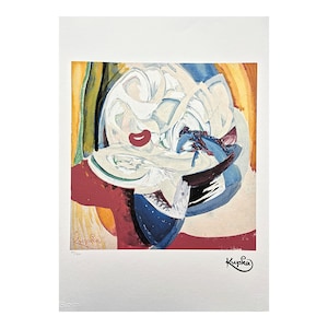 FRANTIŠEK KUPKA (after) - Colorful composition - signed, numbered edition 50/350, 50 x 70 cm, #frankkupka #artprint #artwall #abstract