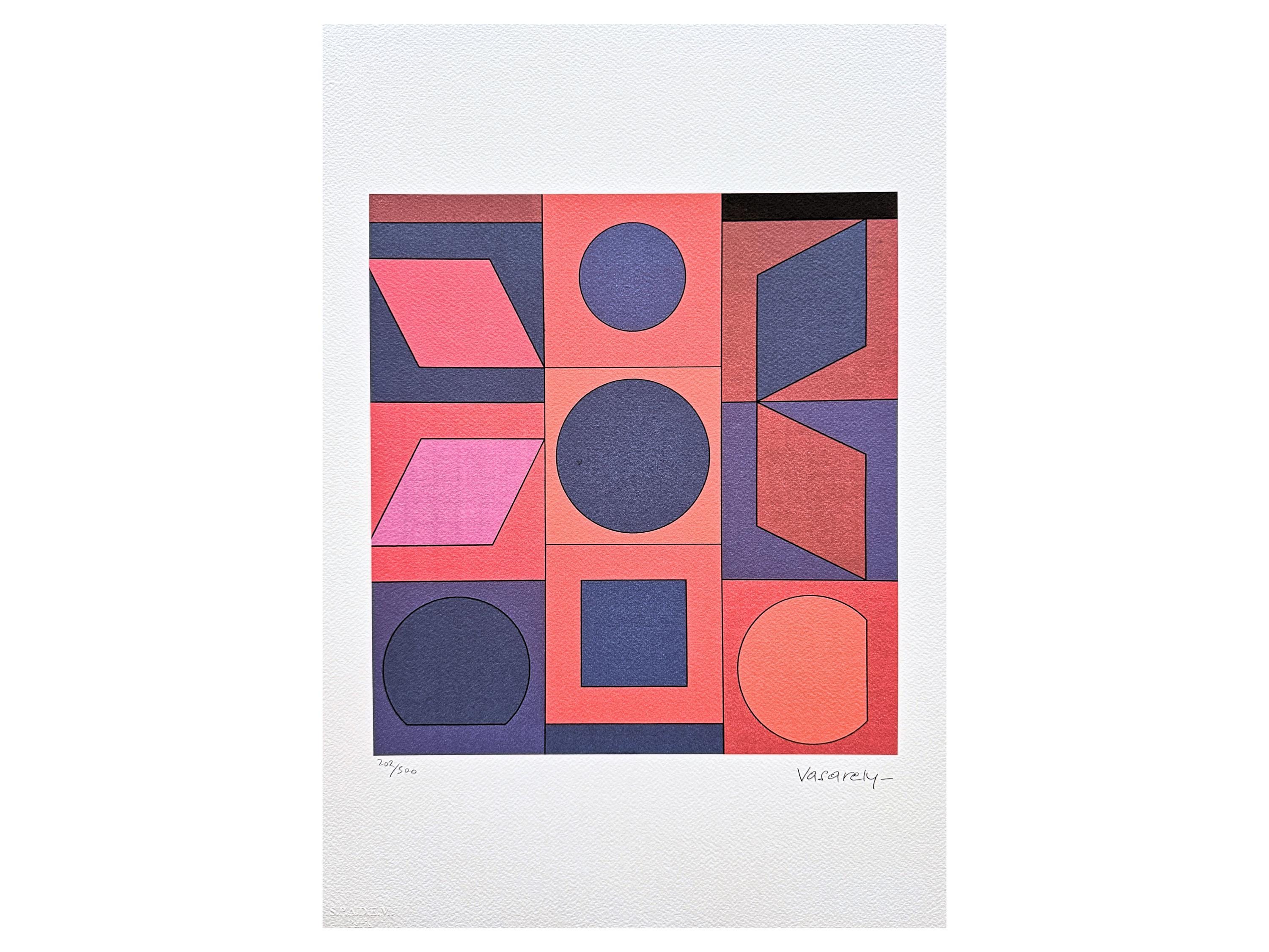 VICTOR VASARELY - Alphabet VR - Signed, Certificate, Limited