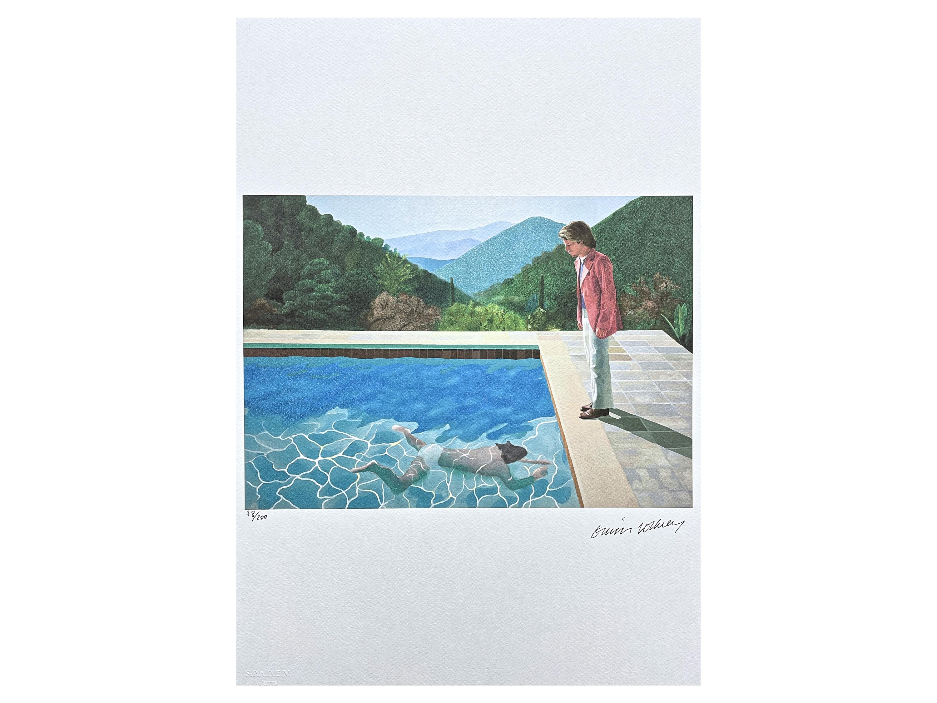 【限定版】デイビッド・ホックニー Paper Pools サイン入 ハードカバー 限定版】デイビッド・ホックニー Paper Pools サイン入 ハード