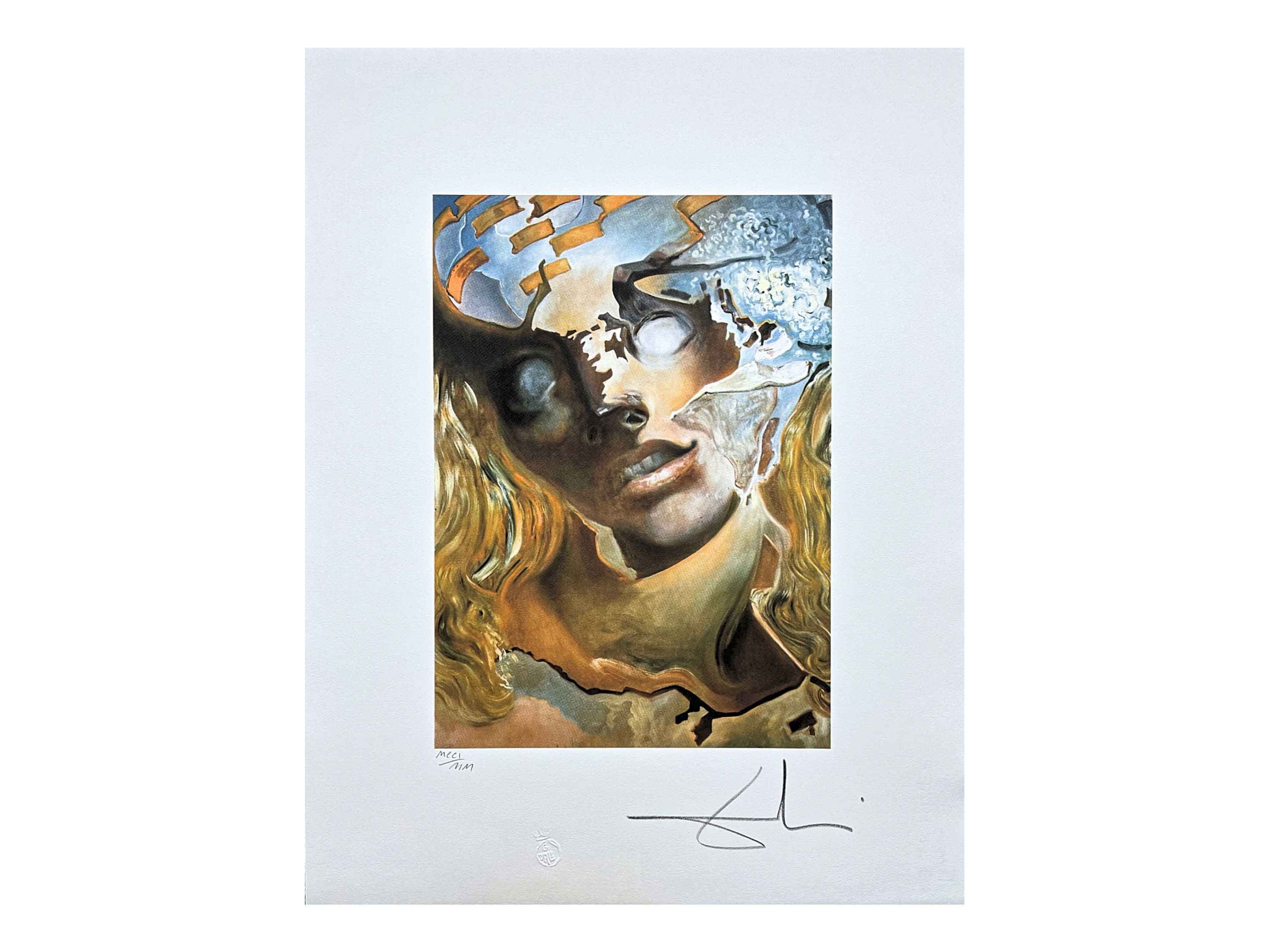 SALVADOR DALÍ - Exploded Head - Signed, Limited Edition, 50 X 66