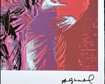 アンディ　ウォーホル「ジェームス ディーン」Andy Warhol アンディ・ウォーホル - ジェームズ・ディーン - サイン入り、限定版 x