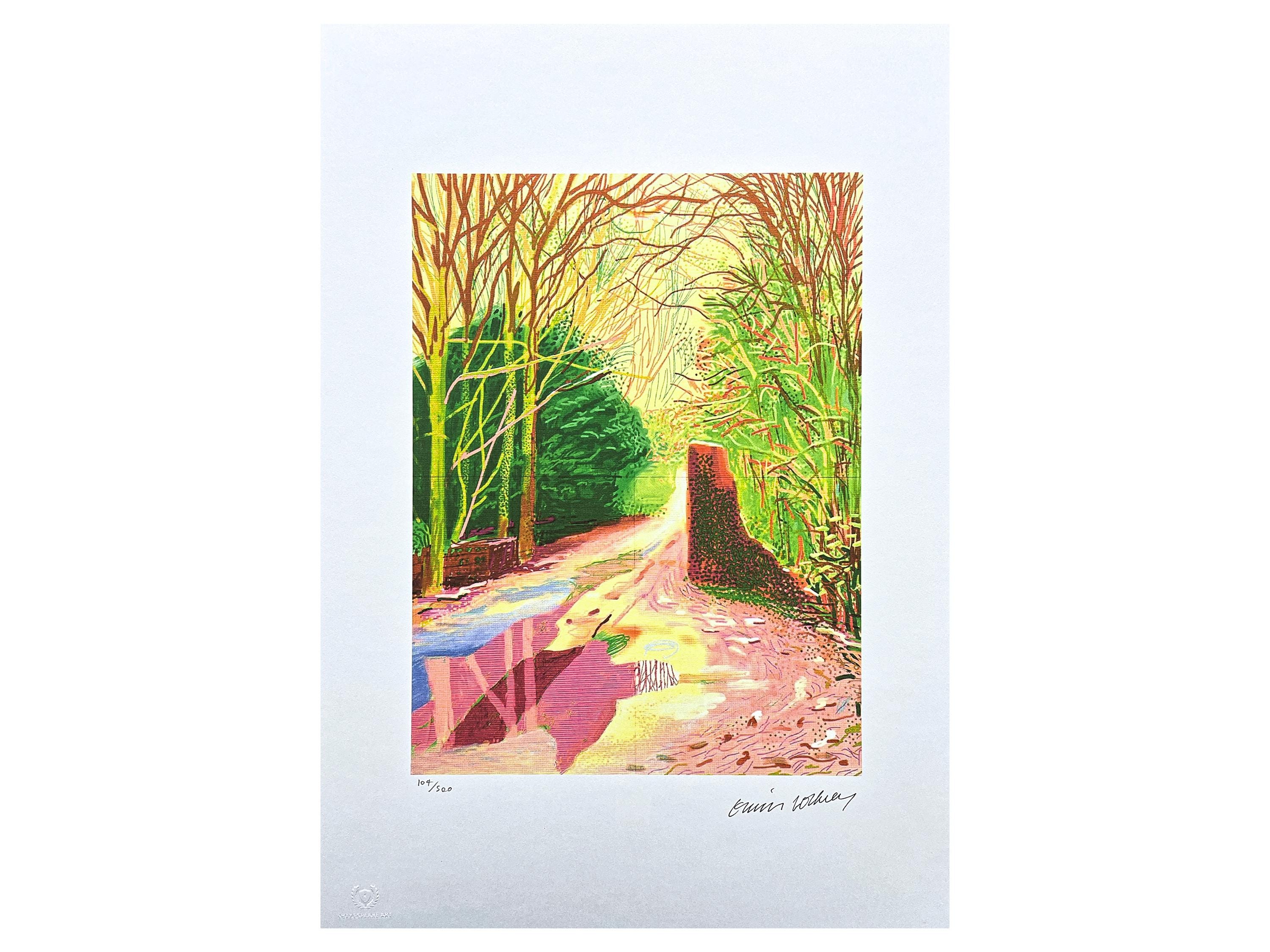 DAVID HOCKNEY - the Arrival of Spring in Woldgate 2nd January