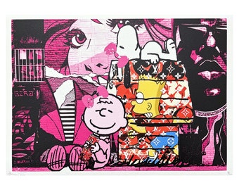 THC WORLD／Death Nyc ザ・シンプソンズ　アートポスター　② DEATH NYC - Bart Simpson - Signed, Certificate (coa), Numbered