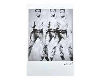ANDY WARHOL - Elvis Presley - edición firmada y numerada 50/100, 38 x 56 cm, edición Leo Castelli #warhol #popart #artgift #artwall