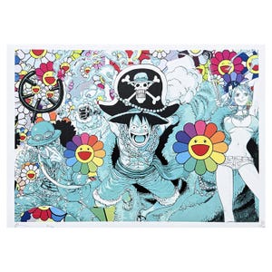 DEATH NYC - Anime pirata - assinado, certificado (coa), numerado - edição limitada, datado, 45 x 32 cm, #deathnyc #giclée