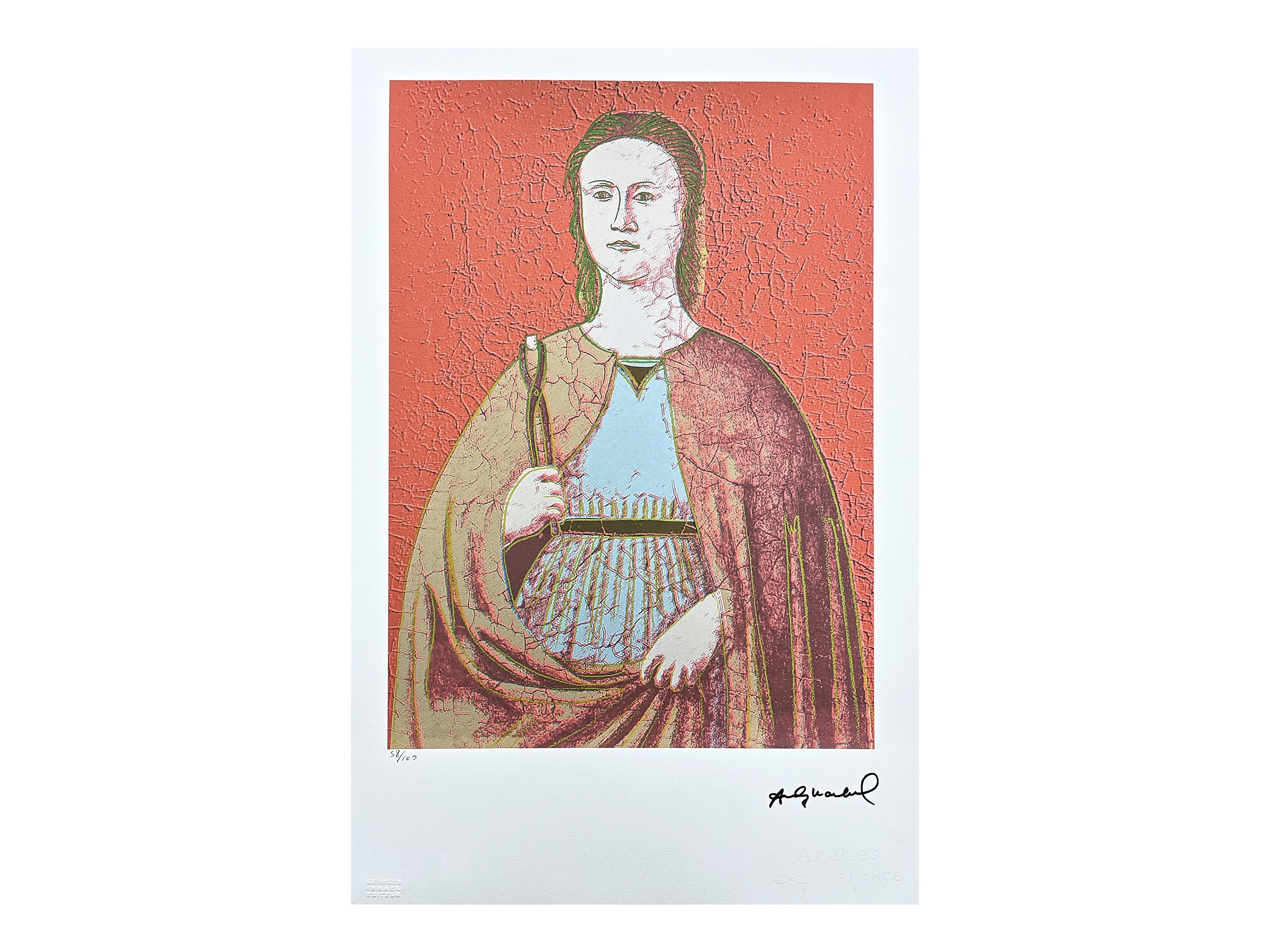 ANDY WARHOL - Saint Apollonia - Signed, Numbered Edition 58/100