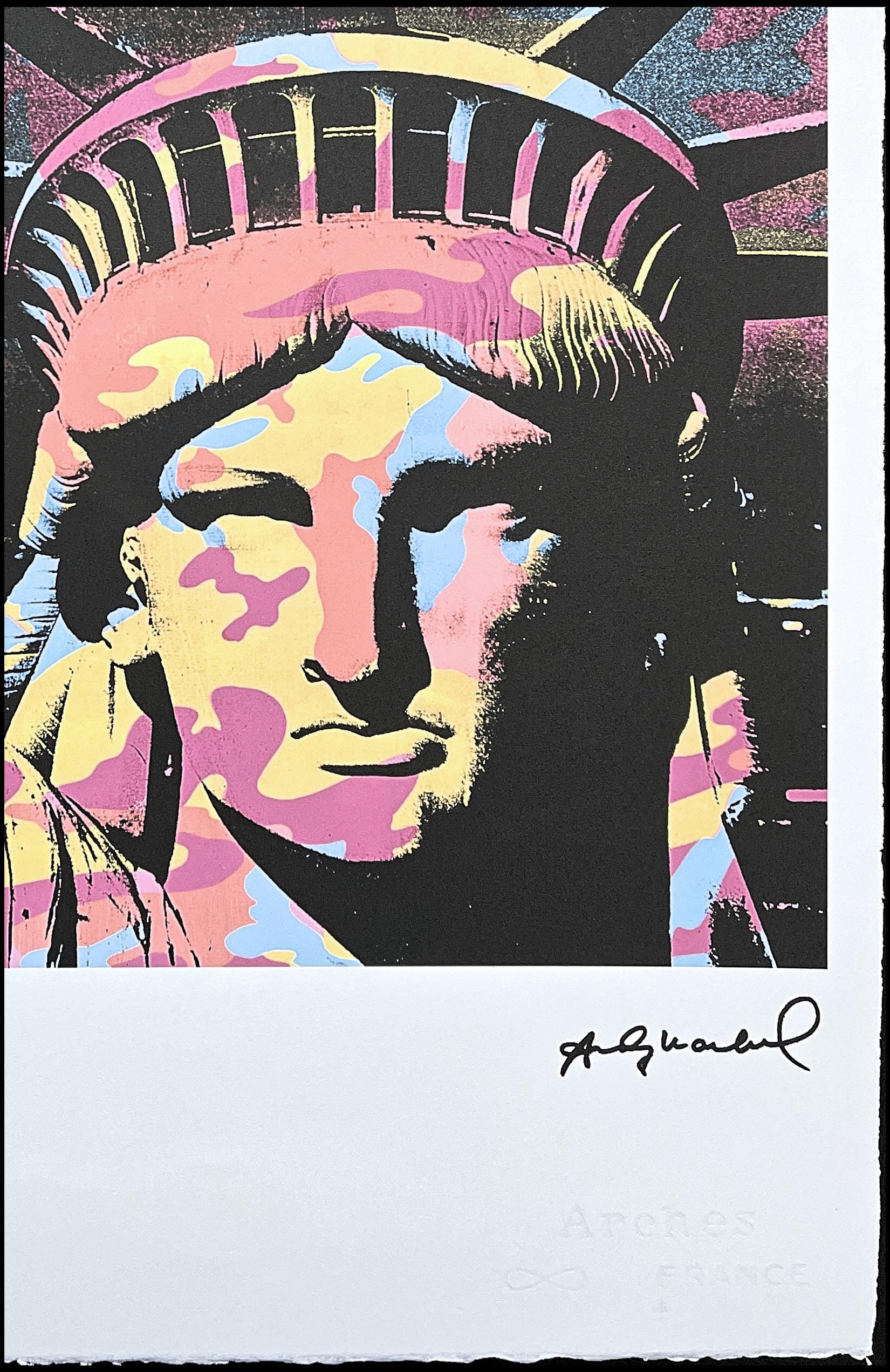 ANDY WARHOL - Statue of Liberty - Signed, Numbered Edition 74/100