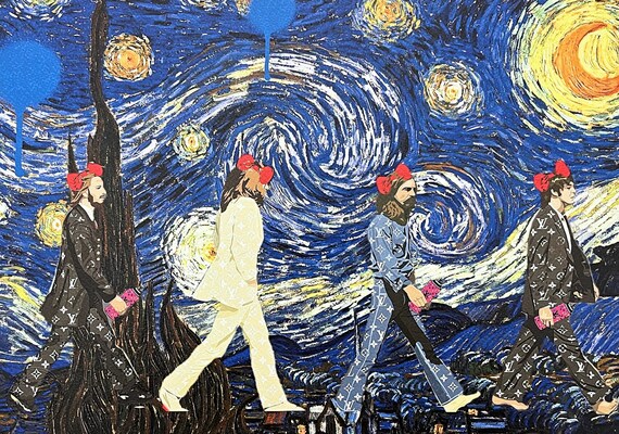 DEATH NYC- Beatles + Vincent Van Gogh- Signed, Certificate (coa