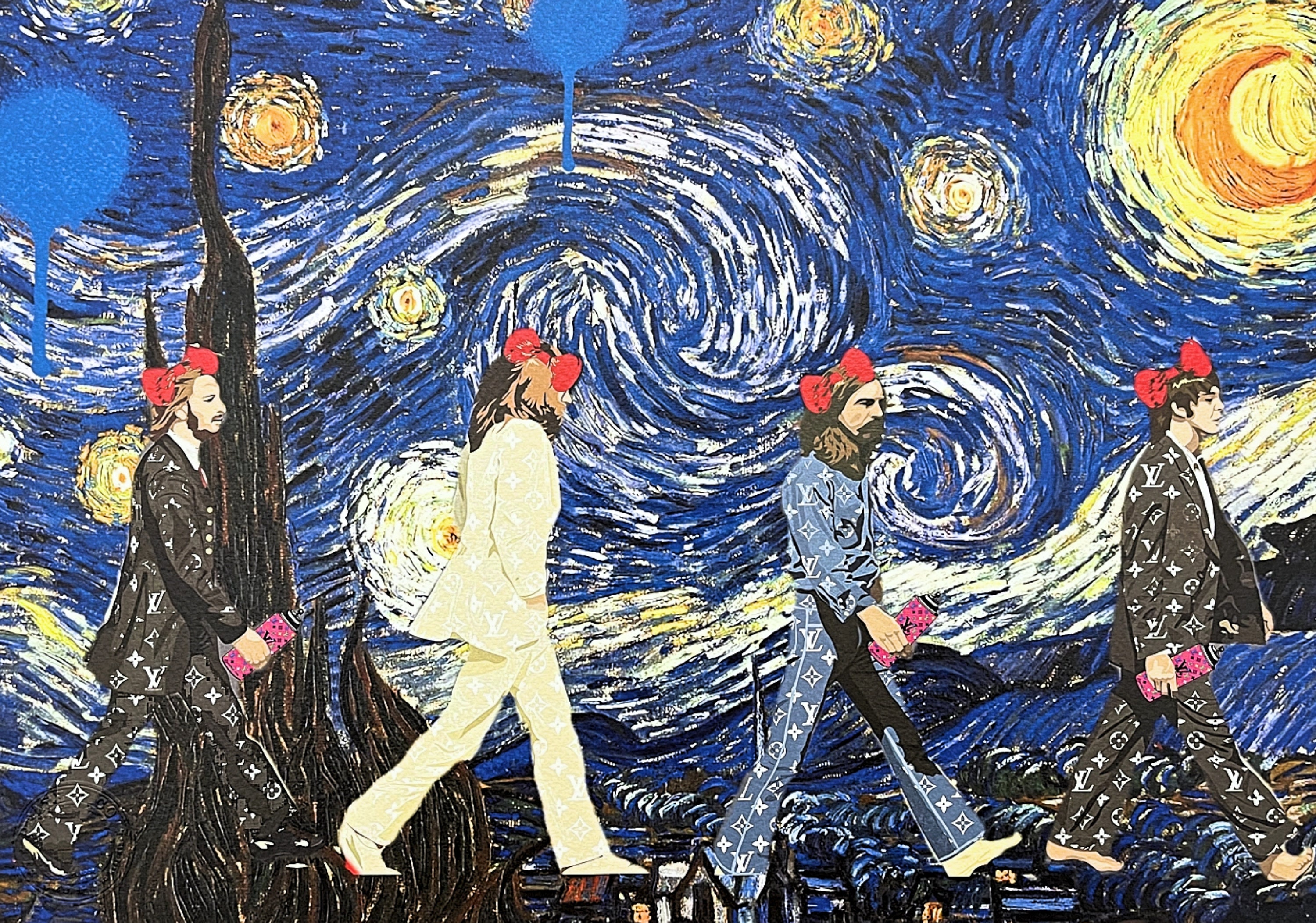 DEATH NYC- Beatles + Vincent Van Gogh- Signed, Certificate (coa