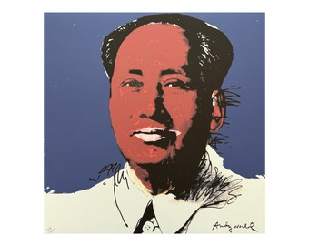 ANDY WARHOL - Mao Ce Tung III - signed, numbered edition x/2400, 60 x 60 cm, edition cmoa #warhol #artwall #popart #artgift #print