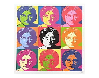 ANDY WARHOL - John Lennon - edição assinada e numerada 238/500, 50