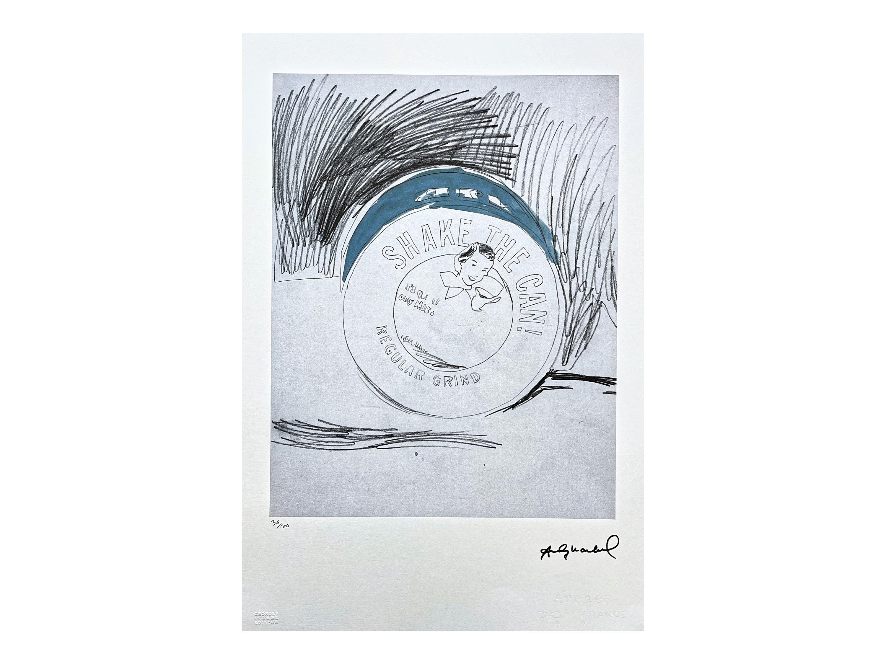 ANDY WARHOL - Shake the Can - Signed, Numbered Edition 36/100, 38