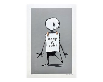 BANKSY/NOT BANKSY - Keep it real - オリジナルスプレーペイント