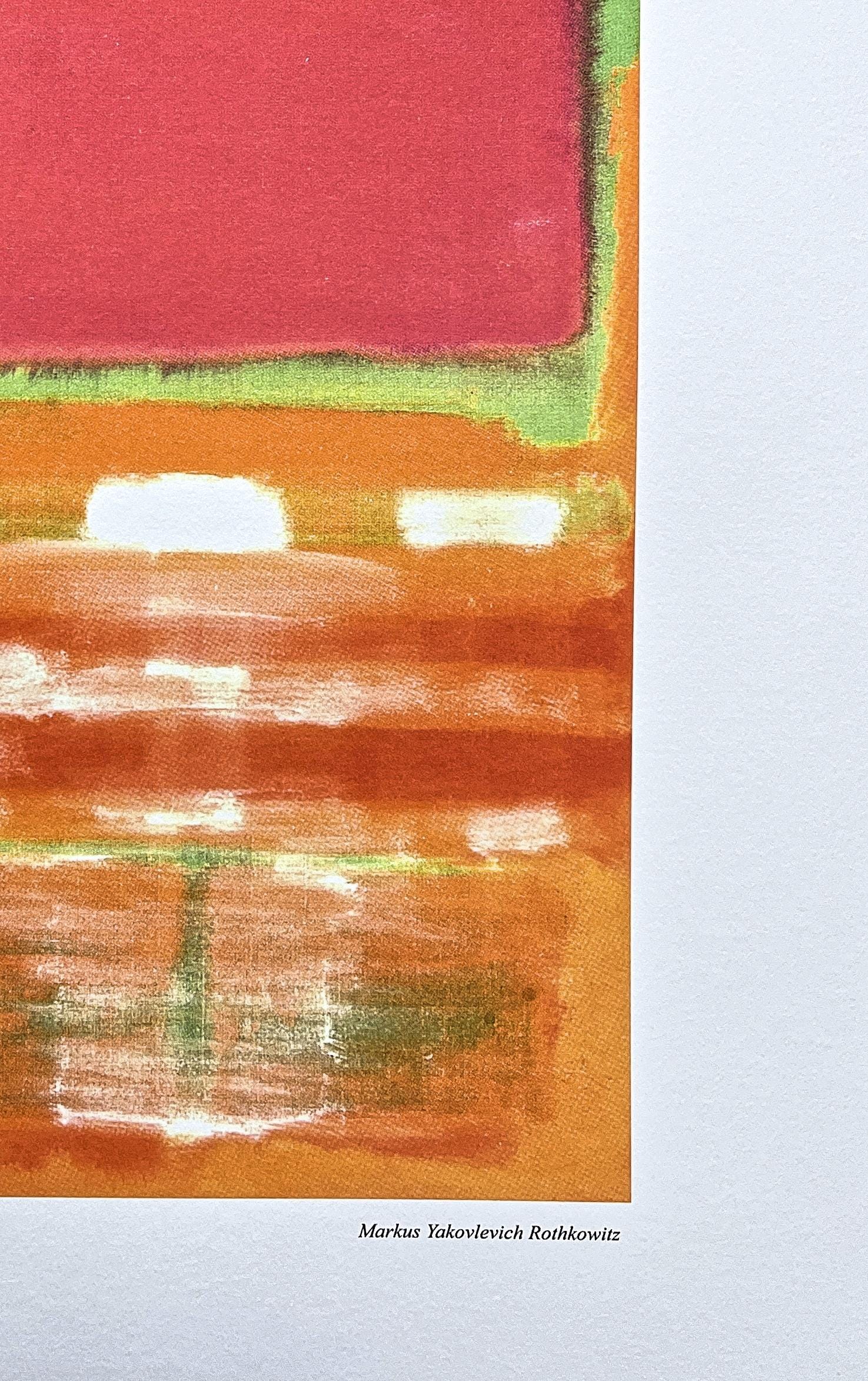 MARK ROTHKO - No. 15 - 署名、証明書、限定版 45/200、50 x 65 cm