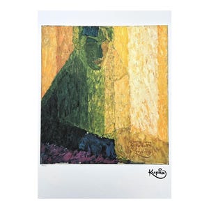 FRANTIŠEK KUPKA - Musician Follot - signed, certificate, limited edition 71/350, 50 x 70 cm, #frankkupka #kupka #artgift #abstract