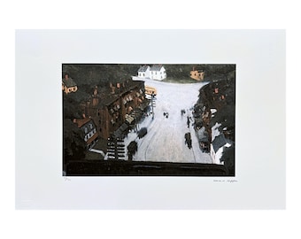 EDWARD HOPPER - Vermont sugar house - signed, numbered edition 55/150, 57 x 38 cm #edwardhopper #artprint #artgift #artwall #modernart