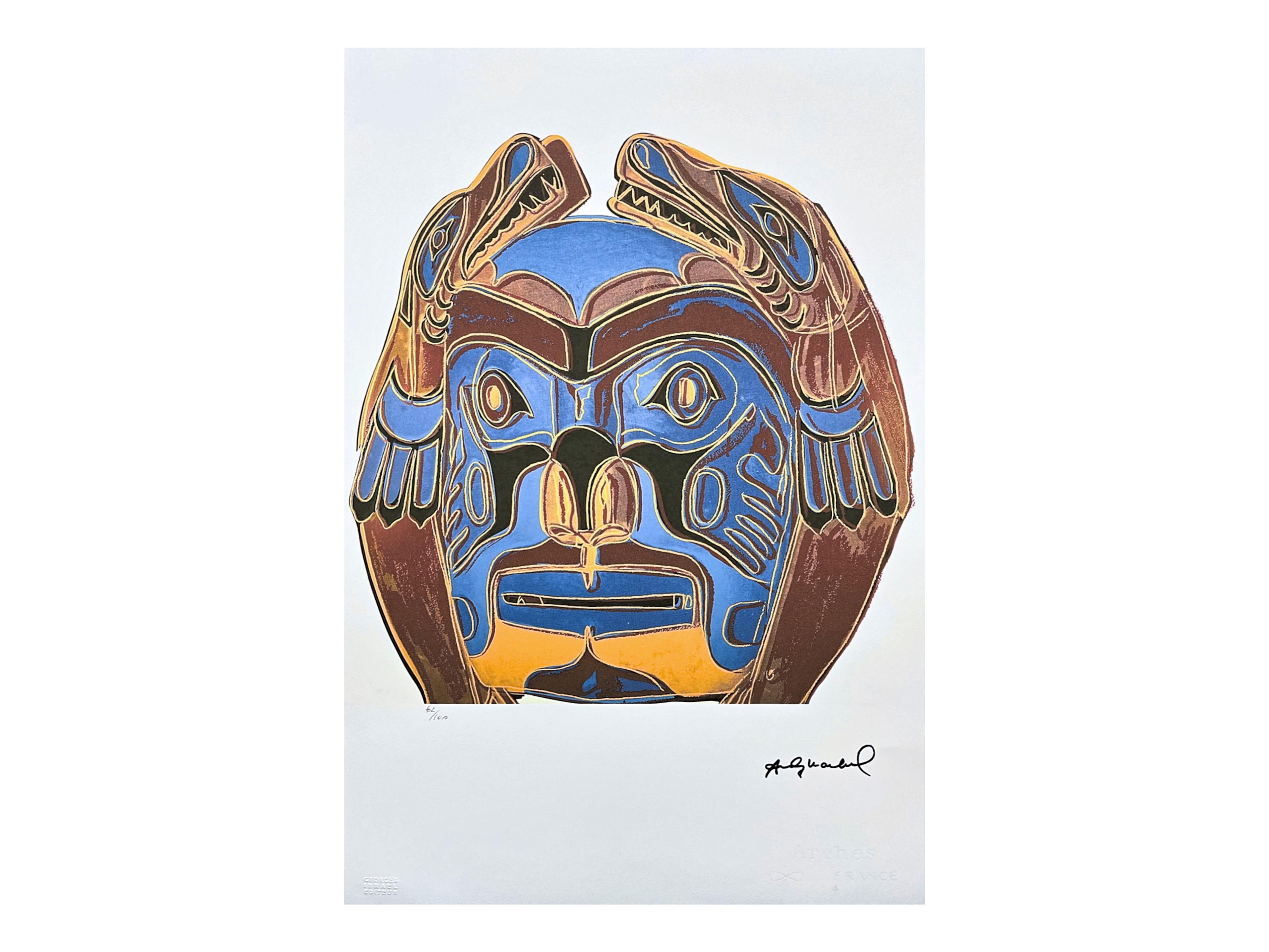 ANDY WARHOL - Northwest Coast Mask - Signed, Certificate, Limited