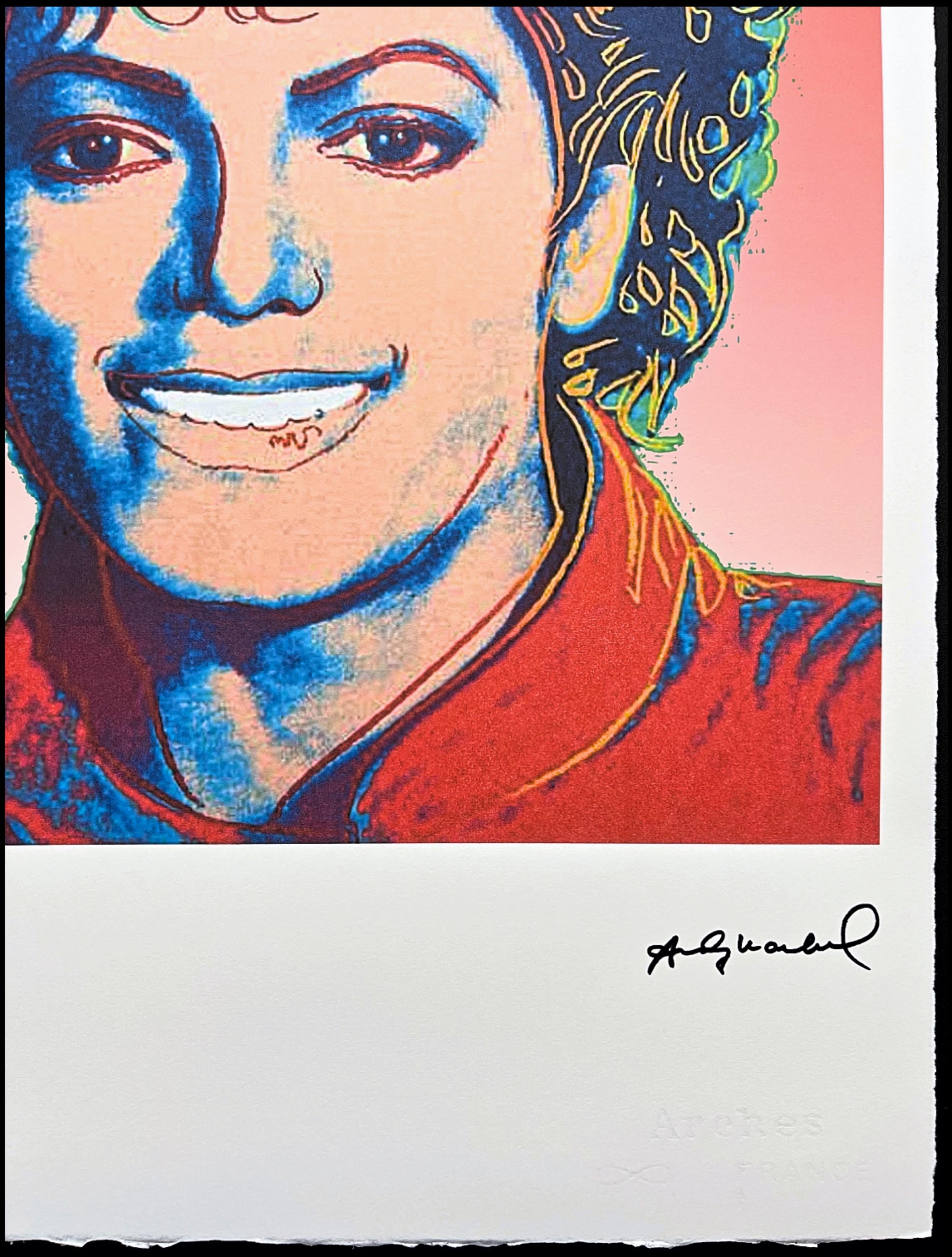 アンディ・ウォーホル - マイケル・ジャクソン - サイン入り、ナンバー