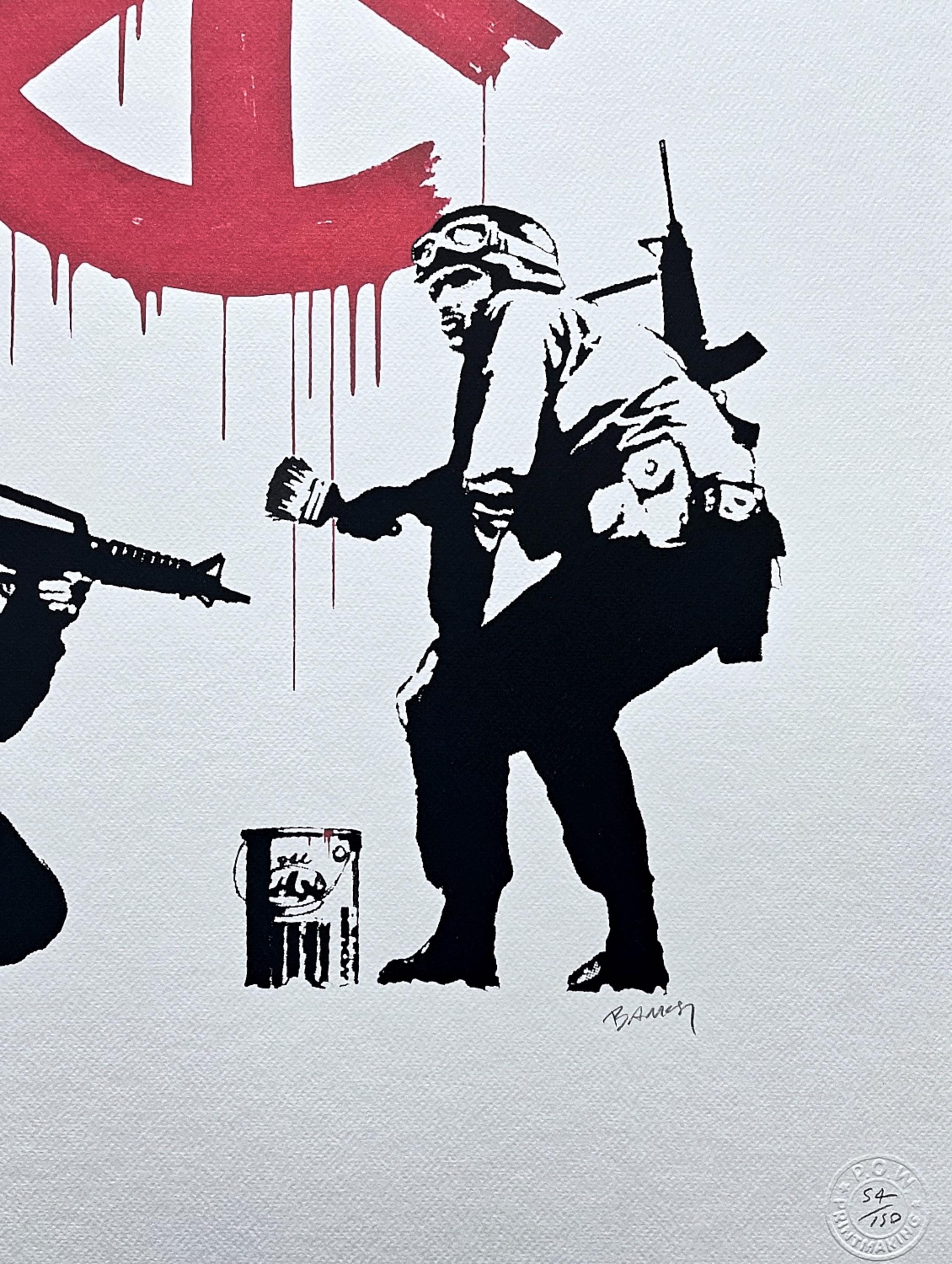 BANKSY - CND Soldiers - Numbered Edition X/150, 50 X 70 Cm #banksy