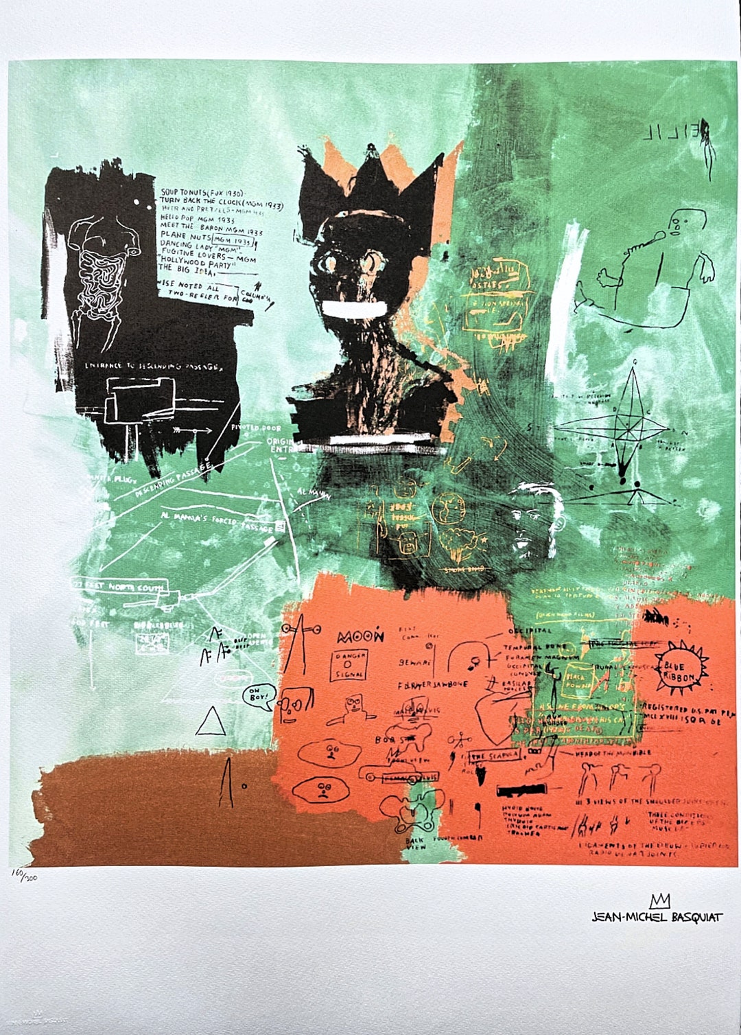 JEANMICHEL BASQUIAT Signed Certificate coa Limited Etsy