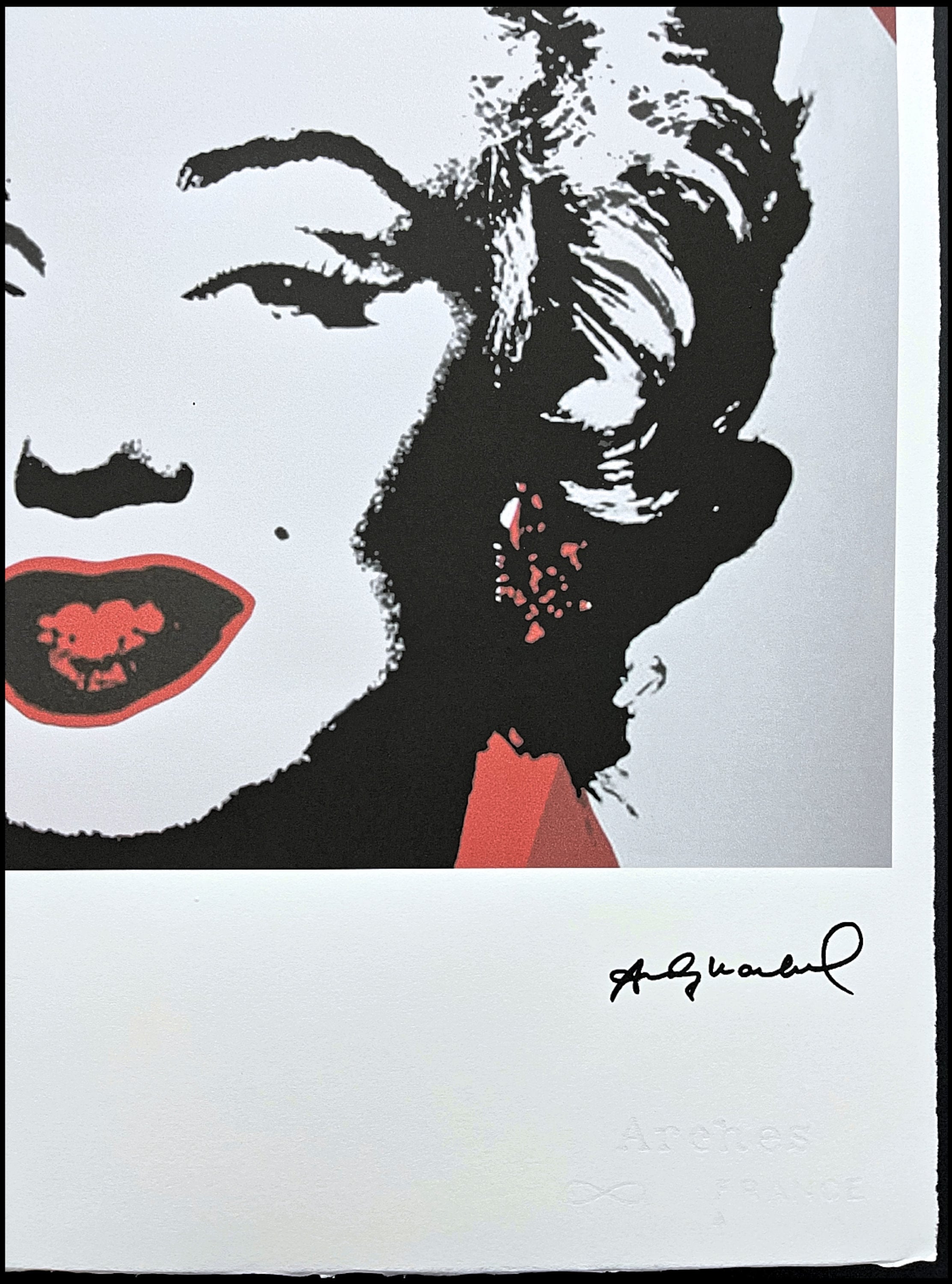 アンディ・ウォーホル - マリリン・モンロー - 署名入り、番号入り