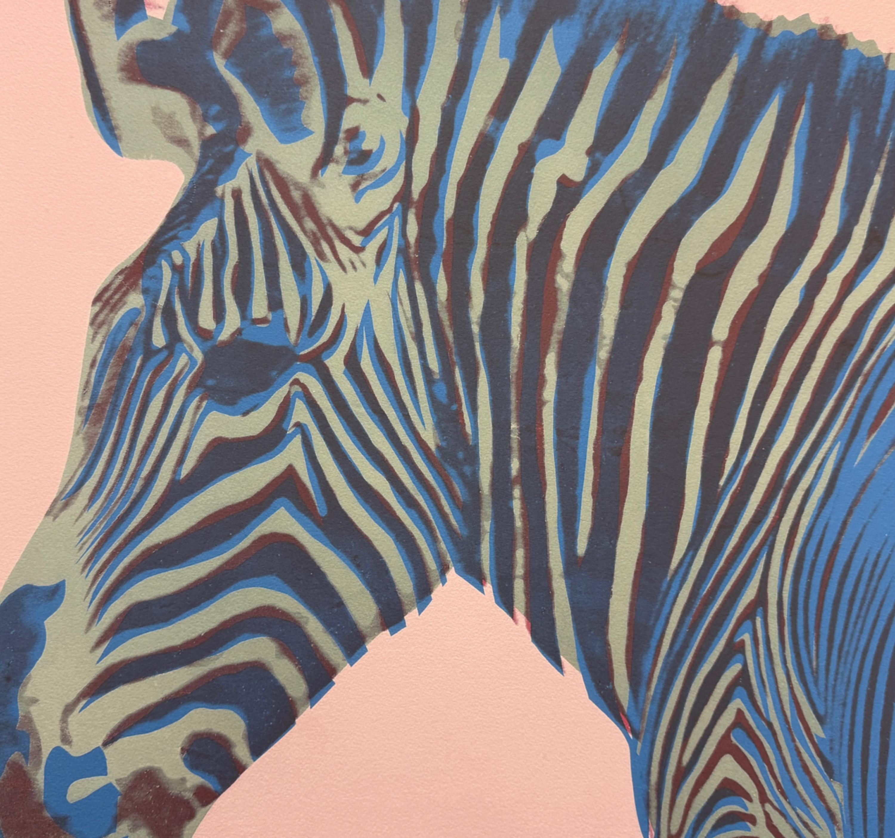 ANDY WARHOL - Grevy's Zebra - Signed, Numbered Edition 18/2400, 60