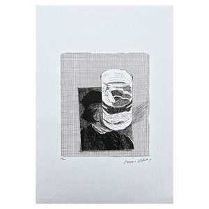 DAVID HOCKNEY - Carte postale de Richard Wagner - édition numérotée et signée 155/200, 35 x 50 cm #davidhockney #artprint #artwall #artgift