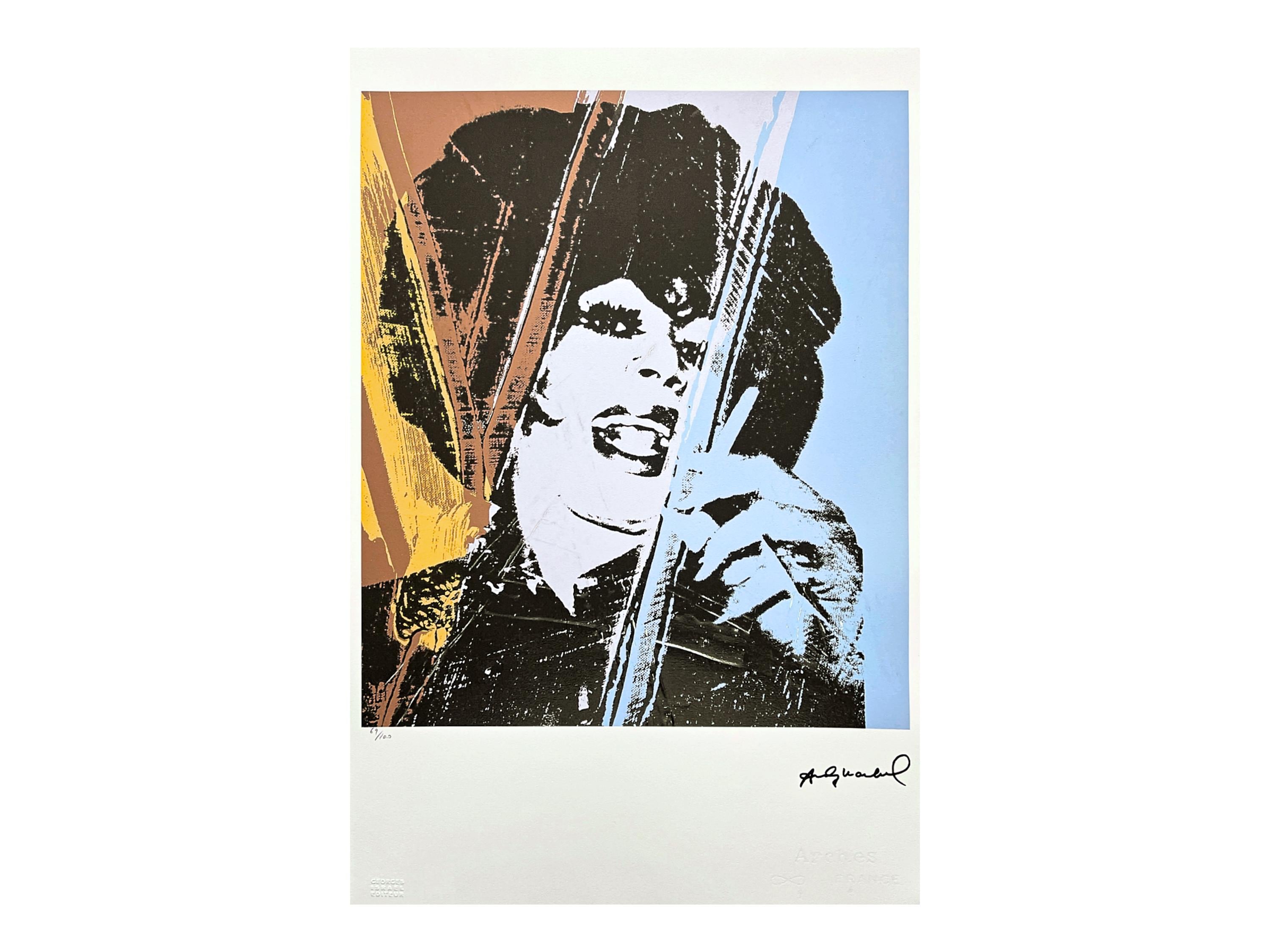 ANDY WARHOL - Drag Queen - Signed, Numbered Edition 69/100, 38 X