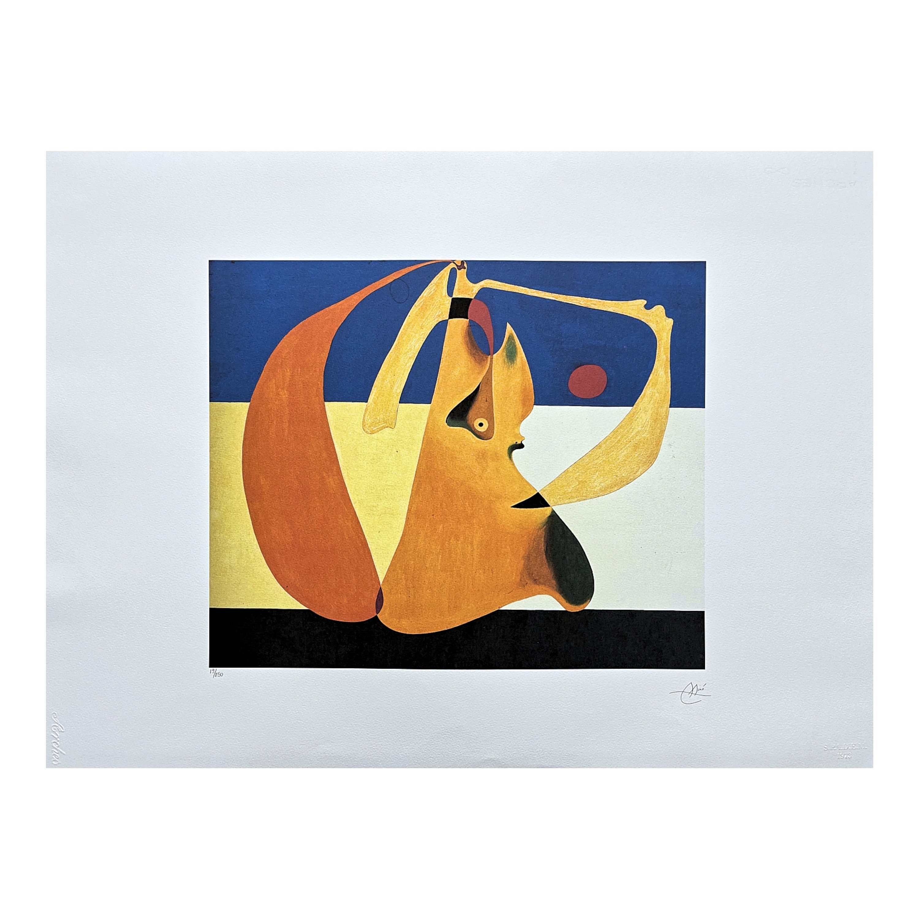 JOAN MIRÓ - Bather - Signed, Certificate, Limited Edition 19/150