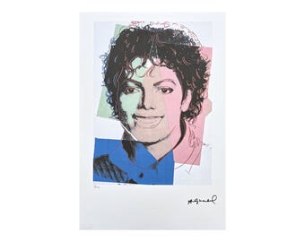 アンディ・ウォーホル - マイケル・ジャクソン - サイン入り、ナンバー