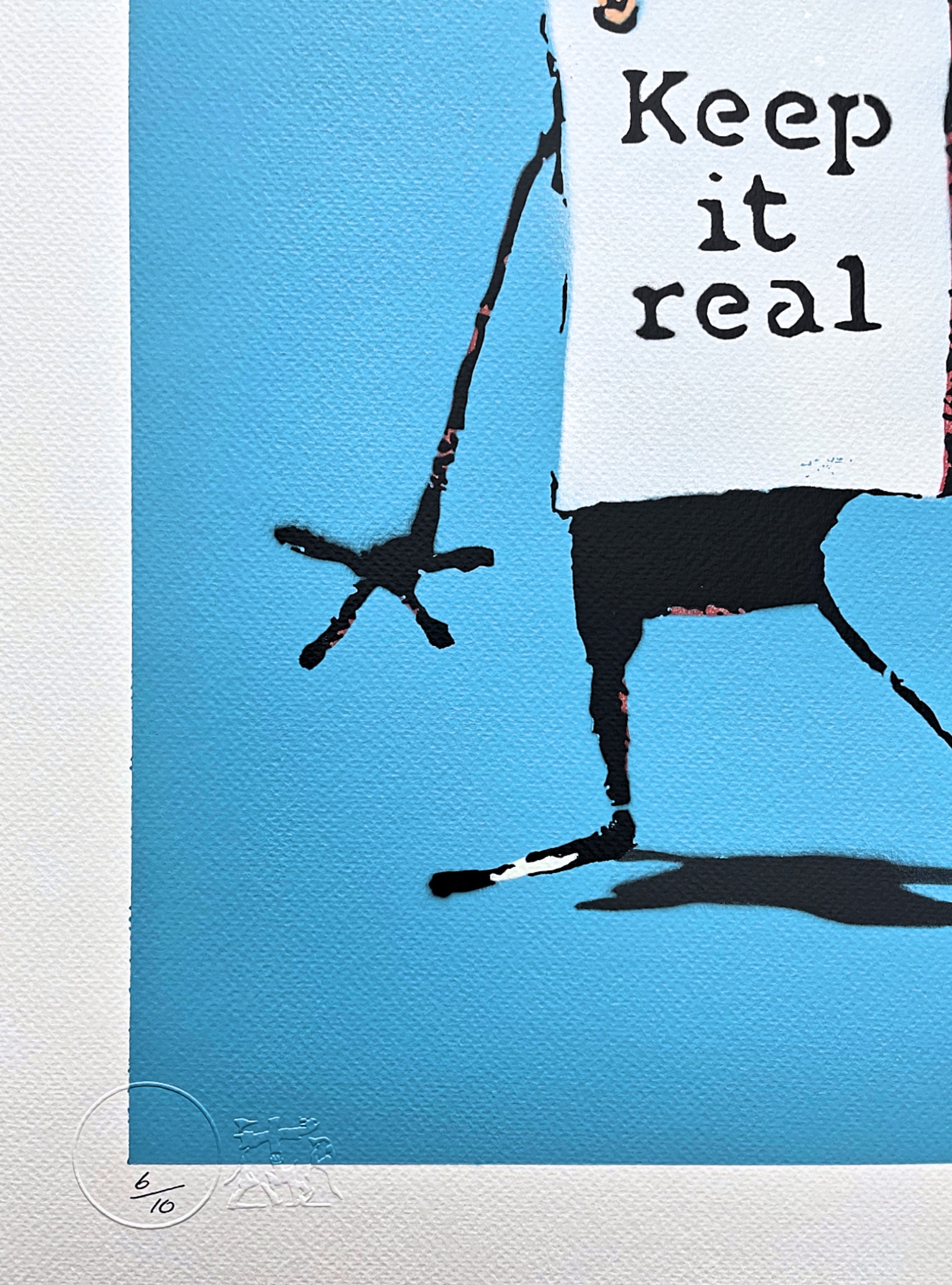 BANKSY/NOT BANKSY - Keep it real - オリジナルスプレーペイント