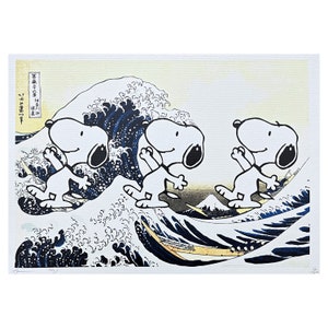 DEATH NYC - Snoopy - assinado, certificado, numerado - edição limitada, datado, 45 x 32 cm, #deathnyc #arte #giclée #impressão #assinado