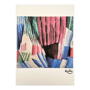 FRANTIŠEK KUPKA (after) - Verticals - signed, numbered edition 40/350, 50 x 70 cm #frankkupka #kupka #artprint #artgift #artwall