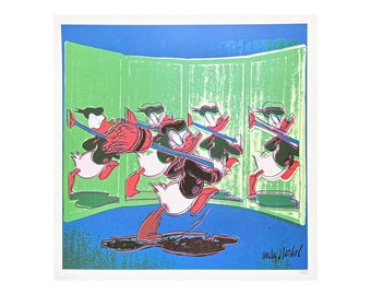 ANDY WARHOL - Donald Duck - Signed, Numbered Edition 90/500, 50 X