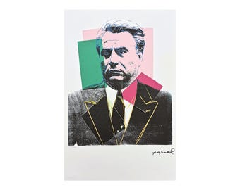 アンディ　ウォーホル「ジェームス ディーン」Andy Warhol アンディ・ウォーホル - ジェームズ・ディーン - サイン入り