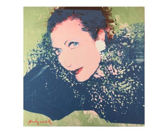 ANDY WARHOL - Madame Helene Rochas - signierte, nummerierte Edition 600/2400, 60 x 60 cm, edition CMOA #warhol #artprint #artwall #artgift