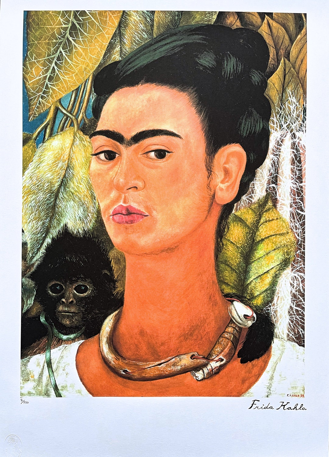 FRIDA KAHLO Signed Certificate Coa Photo Limited Etsy frida-kahlo-signed-certificate-coa-photo-limited-etsy