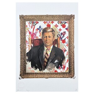 DEATH NYC - Kennedy - assinado, certificado, numerado - edição limitada, datado, 32 x 45 cm, #deathnyc #arte #giclée #assinado