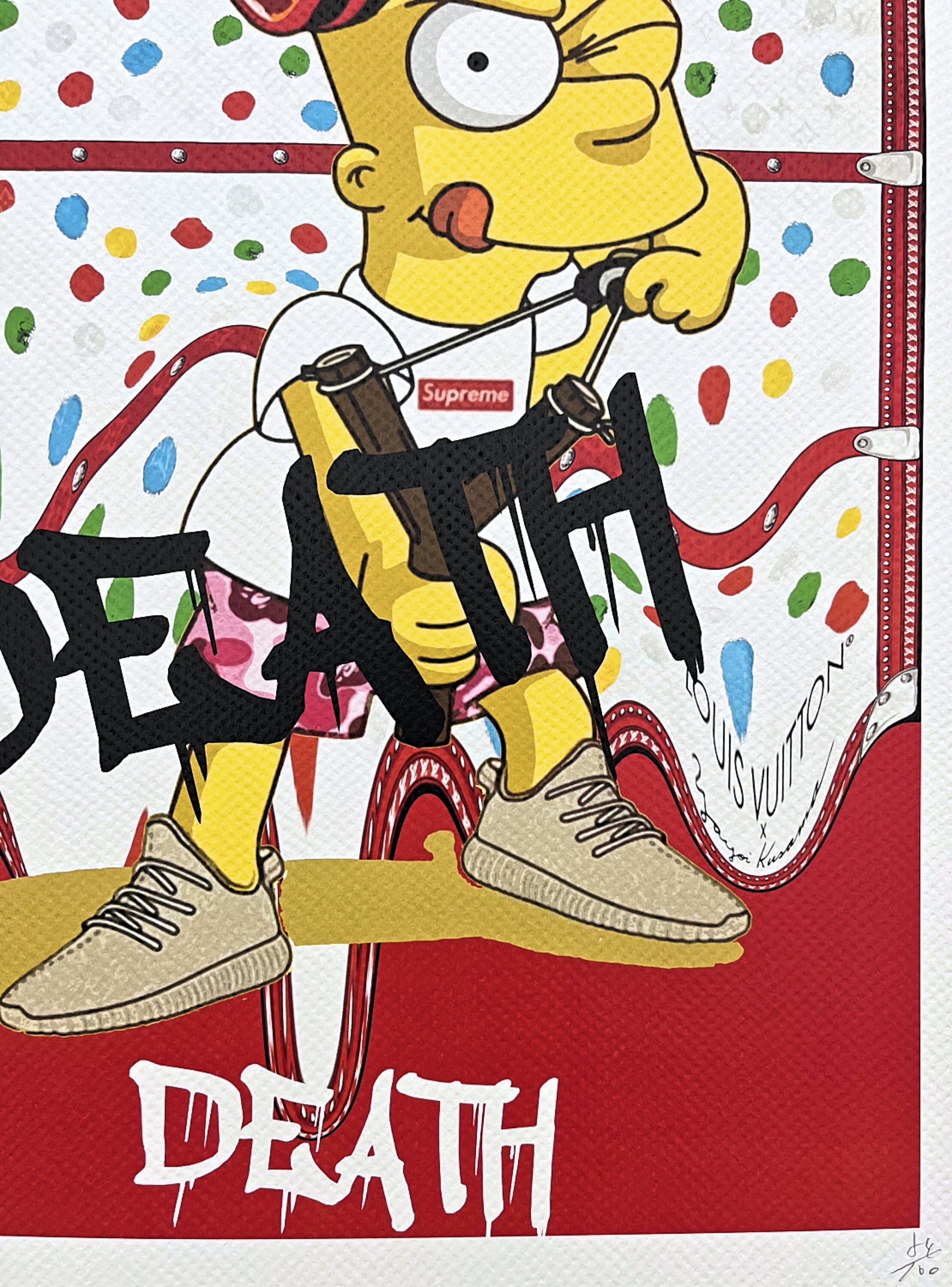 DEATH NYC - Bart Simpson - Signed, Certificate, Numbered - Limited