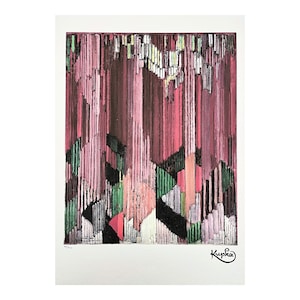 FRANTIŠEK KUPKA - Study of Verticals - signed, limited edition 200/350, 50 x 70 cm, #frankkupka #kupka #art #abstract #artwall #gift