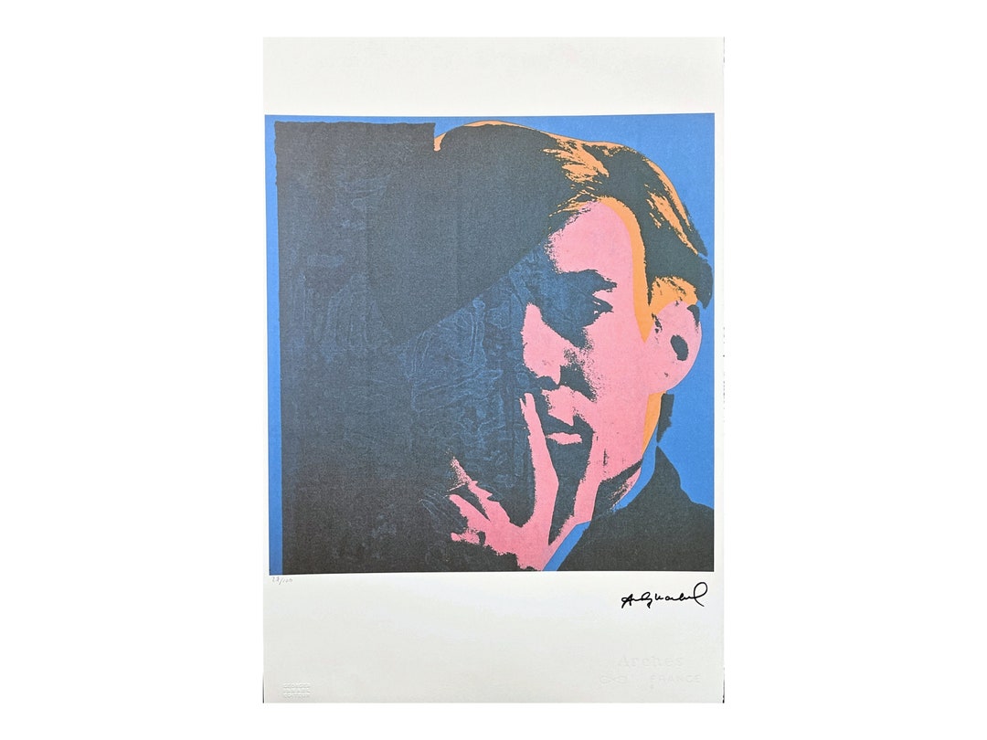 アンディ・ウォーホル - 自画像 - 署名入り、番号入り、エディション