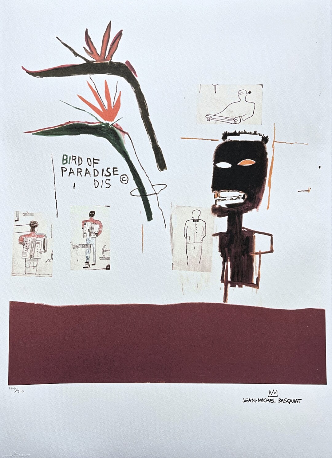 JEANMICHEL BASQUIAT Signed Certificate coa Limited Etsy