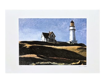 EDWARD HOPPER - Lighthouse Hill II - signed, numbered edition 98/150, 57 x 38 cm, #hopper #artprint #artwall #artgift