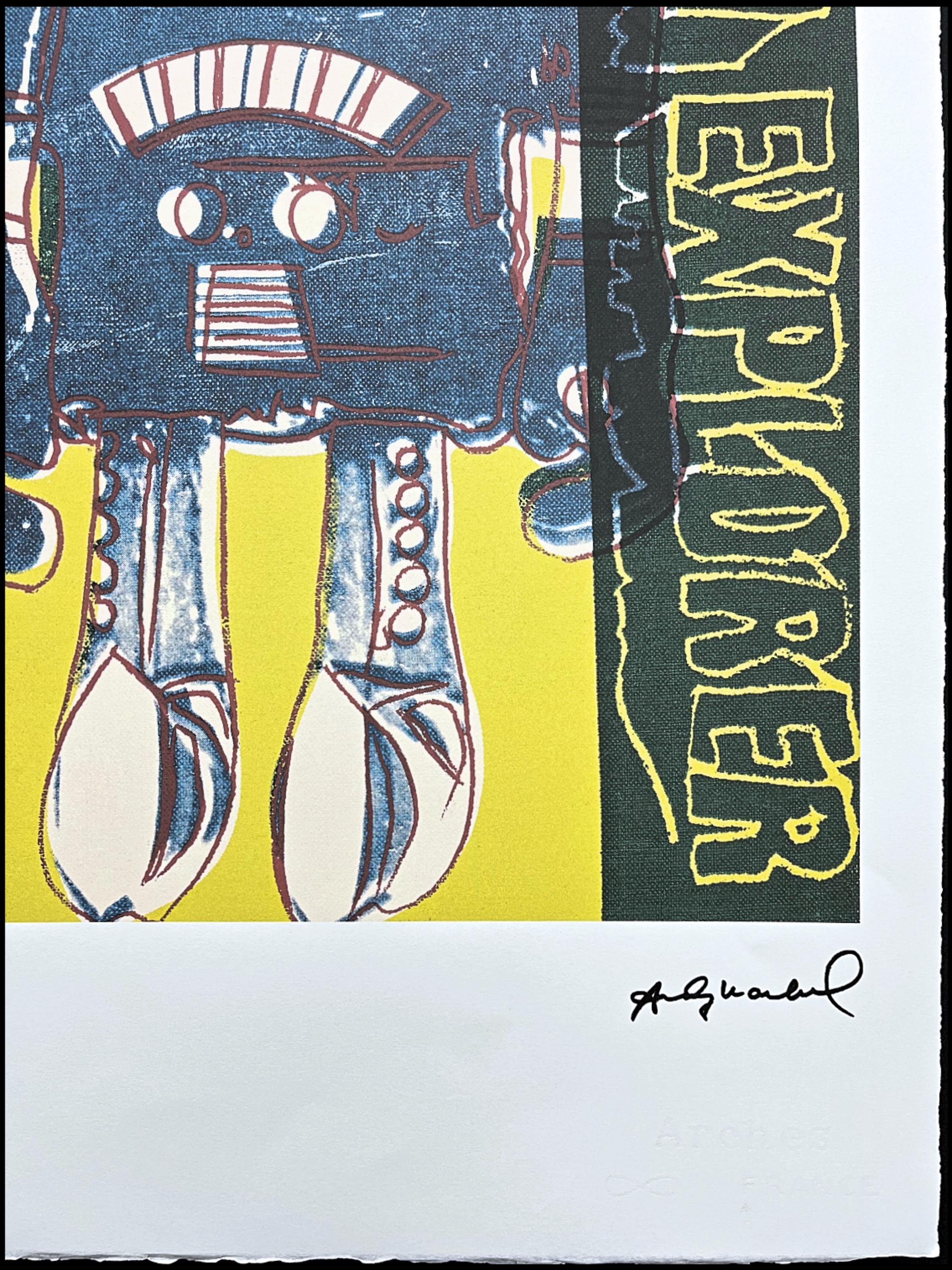 ANDY WARHOL - Moon Explorer Robot - Signed, Numbered Edition 93/100, 38 ...