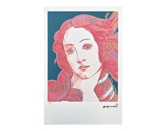 ANDY WARHOL - Birth of Venus - signed, numbered edition x/100, 38 x 56 cm, edition Leo Castelli #warhol #popart #artwall #artgift
