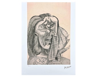 ピカソ　リトグラフ　手書きナンバー入り　絵 ピカソリトグラフ手書きナンバー入り絵