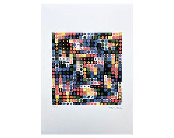 VICTOR VASARELY - Orion - signed, numbered edition 54/500, 35 x 50 cm, #victorvasarely #artprint #artwall #artgift #opart