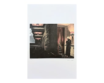 EDWARD HOPPER - New York movie - signed, numbered edition 60/150, 38 x 57 cm, #edwardhopper #artprint #artgift #artwall #modernart