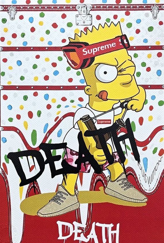 DEATH NYC - Bart Simpson - Signed, Certificate, Numbered - Limited